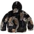Supreme Patchwork WINDSTOPPER Hooded Faux Fur Jacket - Black (front)