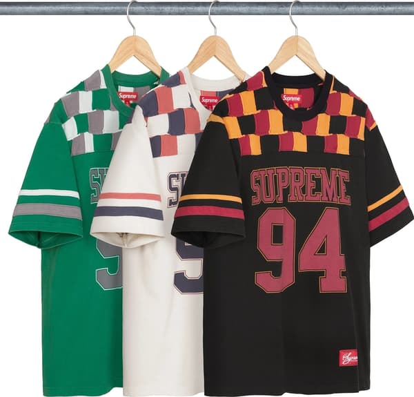 Supreme Patchwork Yoke Football Top - Product Image