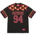 Supreme Patchwork Yoke Football Top - Black (front)