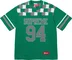 Supreme Patchwork Yoke Football Top - Green (front)
