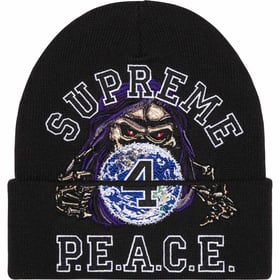 Supreme Peace Embroidered Beanie