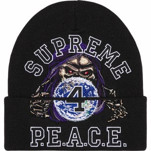 Supreme Peace Embroidered Beanie