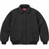 Supreme Peace Embroidered Work Jacket - Black (front)