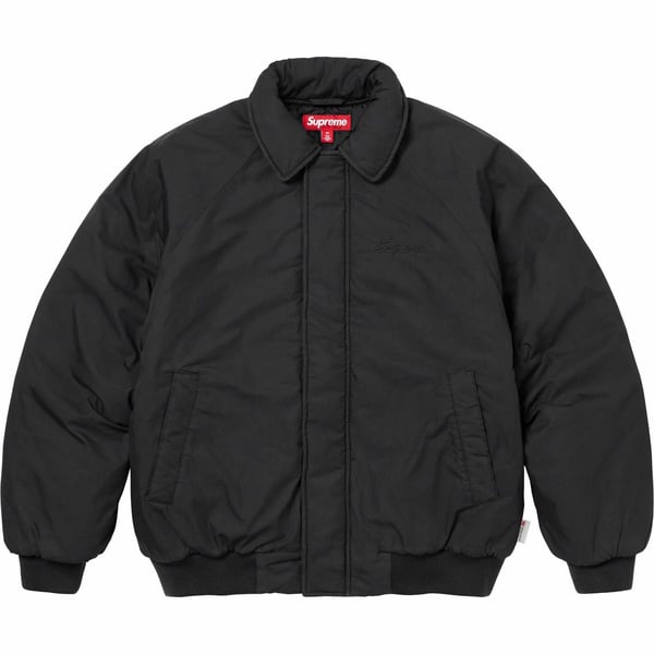 Supreme Peace Embroidered Work Jacket - Black (front)