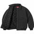Supreme Peace Embroidered Work Jacket - Black (front)