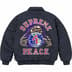 Supreme Peace Embroidered Work Jacket - Navy (front)