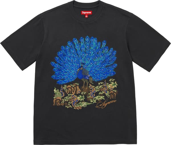 Supreme Peacock S/S Top - Black (front)