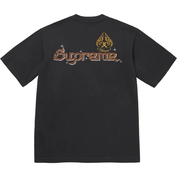 Supreme Peacock S/S Top - Black (front)