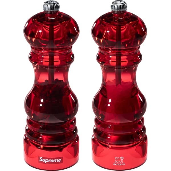 Supreme Peugeot Salt &amp; Pepper Mill (Set of 2) - Red (front)