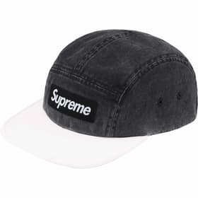 Supreme Pigment 2-Tone Camp Cap Black