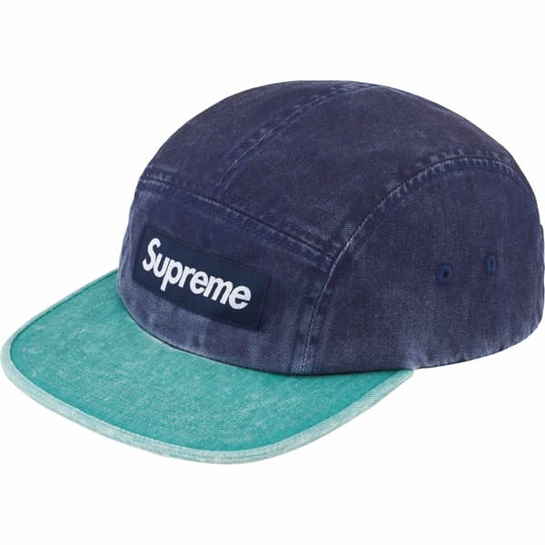 Supreme Pigment 2-Tone Camp Cap - Navy (front)