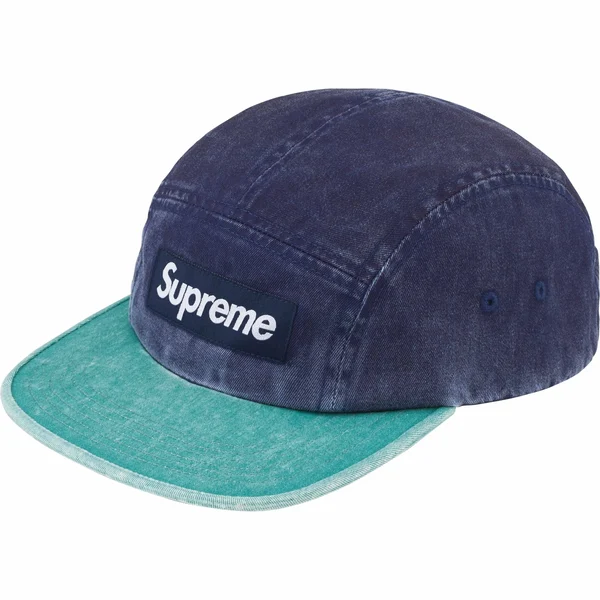 Supreme Pigment 2-Tone Camp Cap - Navy (front)