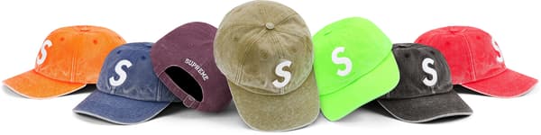 Supreme Pigment Canvas S Logo 6-Panel - Product Image