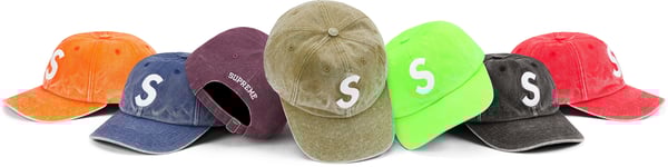 Supreme Pigment Canvas S Logo 6-Panel - Product Image