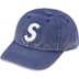 Supreme Pigment Canvas S Logo 6-Panel - Navy (front)