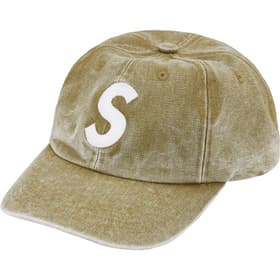 Supreme Pigment Canvas S Logo 6-Panel Olive