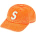 Supreme Pigment Canvas S Logo 6-Panel - Orange (front)