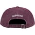Supreme Pigment Canvas S Logo 6-Panel - Plum (front)