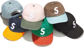 Supreme Pigment Coated 2-Tone S Logo 6-Panel
