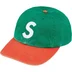 Supreme Pigment Coated 2-Tone S Logo 6-Panel - Green (front)