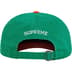 Supreme Pigment Coated 2-Tone S Logo 6-Panel - Green (front)