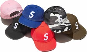 Supreme Pigment Coated Canvas S Logo 6-Panel