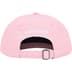 Supreme Pigment Coated Canvas S Logo 6-Panel - Light Pink (front)