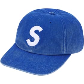 Supreme Pigment Coated Canvas S Logo 6-Panel Royal