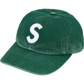 Supreme Pigment Coated S Logo 6-Panel Dark Green