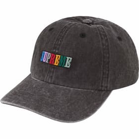 Supreme Pigment Dye 6-Panel Black