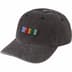 Supreme Pigment Dye 6-Panel - Black (front)