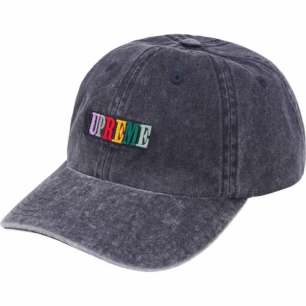 Supreme Pigment Dye 6-Panel - Navy (front)