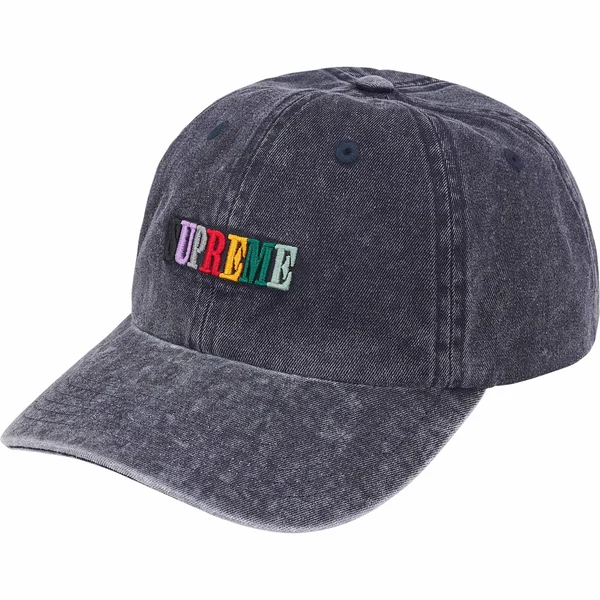 Supreme Pigment Dye 6-Panel - Navy (front)