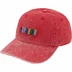 Supreme Pigment Dye 6-Panel - Red (front)