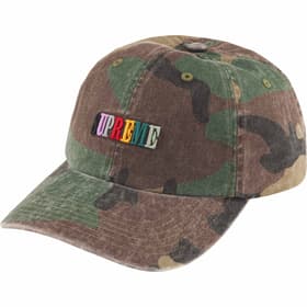 Supreme Pigment Dye 6-Panel Woodland Camo