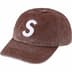 Supreme Pigment Print S Logo 6-Panel - Brown (front)