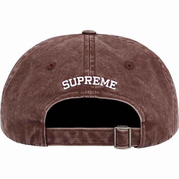 Supreme Pigment Print S Logo 6-Panel - Brown (front)