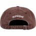 Supreme Pigment Print S Logo 6-Panel - Brown (front)