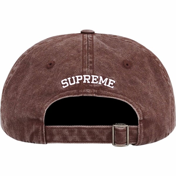 Supreme Pigment Print S Logo 6-Panel - Brown (front)