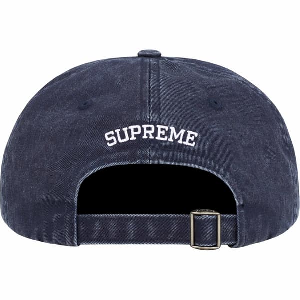 Supreme Pigment Print S Logo 6-Panel - Navy (front)