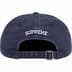 Supreme Pigment Print S Logo 6-Panel - Navy (front)