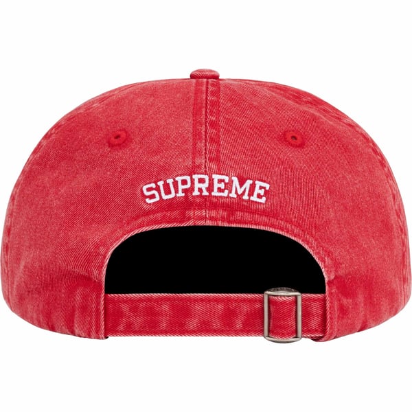 Supreme Pigment Print S Logo 6-Panel - Red (front)