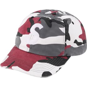 Supreme Pigment Print S Logo 6-Panel Red Camo