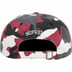 Supreme Pigment Print S Logo 6-Panel - Red Camo (front)