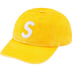 Supreme Pigment Print S Logo 6-Panel - Yellow (front)
