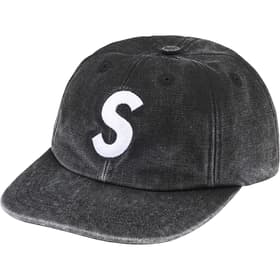 Supreme Pigment S Logo 6-Panel Black