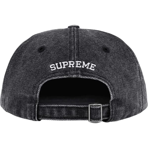 Supreme Pigment S Logo 6-Panel - Black (front)