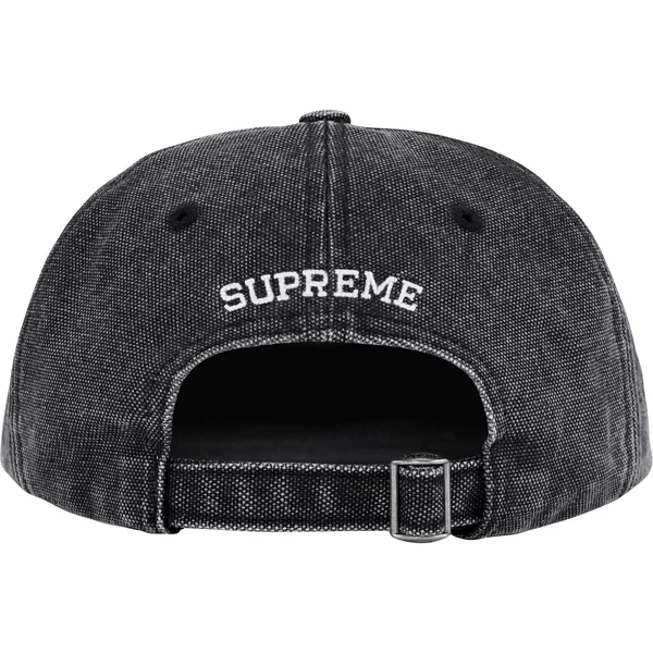 Supreme Pigment S Logo 6-Panel - Black (front)