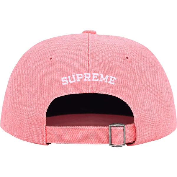 Supreme Pigment S Logo 6-Panel - Bright Pink (front)