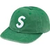 Supreme Pigment S Logo 6-Panel - Green (front)